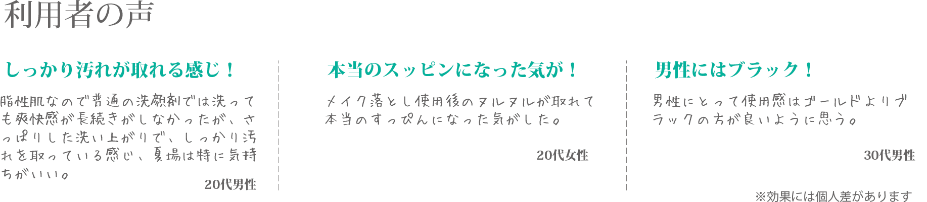 アラザイムイブソープブラックの利用者の声